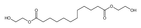 bis(2-hydroxyethyl) dodecanedioate结构式