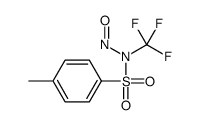 4-methyl-N-nitroso-N-(trifluoromethyl)benzenesulfonamide Structure