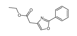 ethyl 2-(2-phenyl-1,3-oxazol-4-yl)acetate结构式