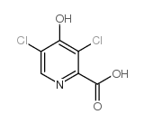 3,5-Dichloro-4-hydroxypyridine-2-carboxylic acid structure