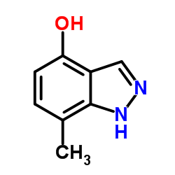 7-Methyl-1H-indazol-4-ol Structure