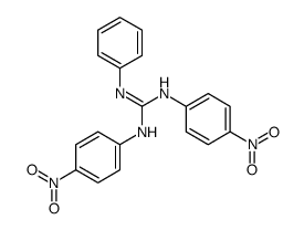 N,N'-bis-(4-nitro-phenyl)-N''-phenyl-guanidine结构式
