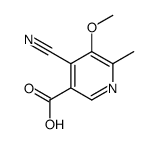 Nicotinic acid,4-cyano-5-methoxy-6-methyl- (4CI)结构式