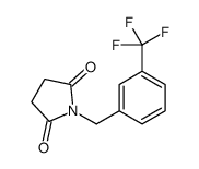 1-[[3-(trifluoromethyl)phenyl]methyl]pyrrolidine-2,5-dione Structure