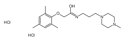 N-[3-(4-methylpiperazin-1-yl)propyl]-2-(2,4,6-trimethylphenoxy)acetamide,dihydrochloride Structure