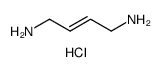 2-Butene-1,4-diamine, dihydrochloride Structure