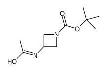 1-Boc-3-acetamidoazetidine Structure