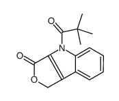 4-(2,2-dimethylpropanoyl)-1H-furo[3,4-b]indol-3-one结构式