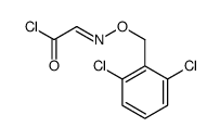 2-[(2,6-dichlorophenyl)methoxyimino]acetyl chloride Structure