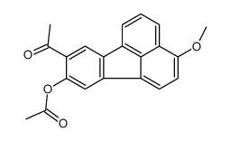 (9-acetyl-4-methoxyfluoranthen-8-yl) acetate结构式