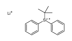 lithium,tert-butyl(diphenyl)silanide Structure