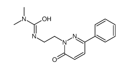 1,1-dimethyl-3-[2-(6-oxo-3-phenylpyridazin-1-yl)ethyl]urea结构式