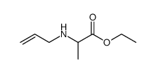 2-Allylamino-propionsaeure-ethylester结构式