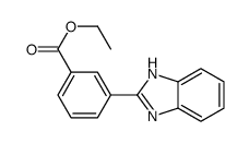 3-(1H-BENZIMIDAZOL-2-YL)BENZOIC ACID ETHYL ESTER structure