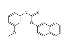 O-naphthalen-2-yl N-(3-methoxyphenyl)-N-methylcarbamothioate结构式