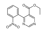 (3-ethyl-2-nitrophenyl) pyrimidine-5-carboxylate Structure