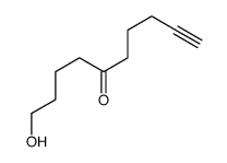 1-hydroxydec-9-yn-5-one结构式