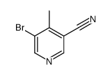 5-bromo-4-methylnicotinonitrile Structure