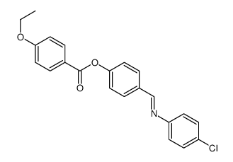 [4-[(4-chlorophenyl)iminomethyl]phenyl] 4-ethoxybenzoate Structure