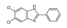 5,6-dichloro-2-phenyl-1H-benzimidazole结构式