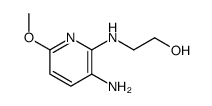 2-[(3-amino-6-methoxypyridin-2-yl)amino]ethanol Structure