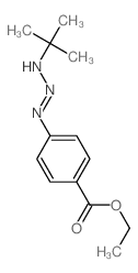 ethyl 4-(2-tert-butyliminohydrazinyl)benzoate structure