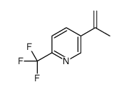 5-prop-1-en-2-yl-2-(trifluoromethyl)pyridine Structure