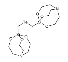 bis(silatranylmethyl)telluride Structure