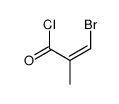 3-bromo-2-methylprop-2-enoyl chloride Structure