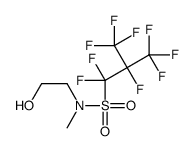 1,1,2,3,3,3-hexafluoro-N-(2-hydroxyethyl)-N-methyl-2-(trifluoromethyl)propane-1-sulphonamide Structure