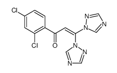 1-(2,4-dichlorophenyl)-3,3-bis(1,2,4-triazol-1-yl)prop-2-en-1-one Structure