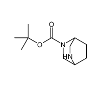 (1S,4S)-2,5-二氮杂双环[2.2.2]辛烷-2-羧酸叔丁酯结构式