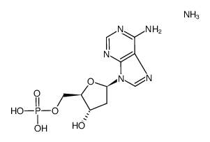 2'-deoxyadenosine 5'-phosphate diammonium salt Structure
