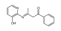 1-Butanone, 3-[(3-hydroxy-2-pyridinyl)imino]-1-phenyl Structure