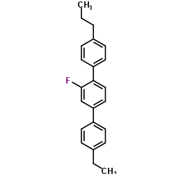 4''-Ethyl-2'-fluoro-4-propyl-1,1':4',1''-terphenyl structure