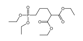 diethyl 2-(3-diethoxyphosphorylpropyl)propanedioate Structure