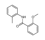 Benzamide, 2-methoxy-N-(2-methylphenyl) Structure