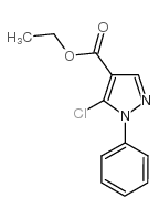 5-氯-1-苯基吡唑-4-甲酸乙酯结构式