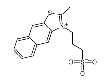 3-(2-methylbenzo[f][1,3]benzothiazol-3-ium-3-yl)propane-1-sulfonate Structure