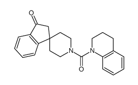 1'-(3,4-Dihydroquinolin-1(2H)-ylcarbonyl)spiro[indene-1,4'-piperidin]-3(2H)-one结构式