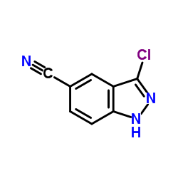 3-氯-1H-吲唑-5-甲腈图片