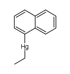 ethyl-[1]naphthyl-mercury Structure