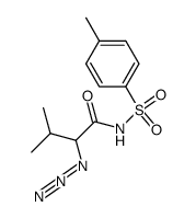 <2-Azido-isovaleryl>-p-toluolsulfonsaeureimid结构式