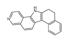 12,13-dihydro-11H-benzo[g]pyrido[4,3-a]carbazole结构式