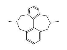 5,11-dimethyl-4,5,6,10,11,12-hexahydro-5,11-diaza-dibenzoheptalene结构式