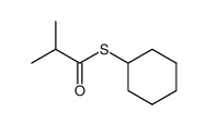 S-cyclohexyl 2-methylpropiothioate结构式