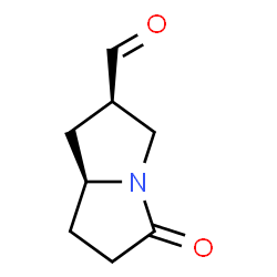 1H-Pyrrolizine-2-carboxaldehyde, hexahydro-5-oxo-, trans- (9CI) picture