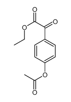 ETHYL 4-ACETOXYBENZOYLFORMATE Structure