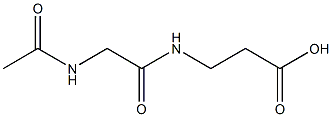 Ac-Gly-β-Ala-OH Structure