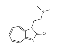 1-[2-(Dimethylamino)ethyl]cycloheptimidazol-2(1H)-one结构式